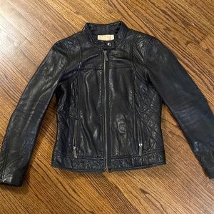 MICHAEL Michael Kors Black Leather Jacket